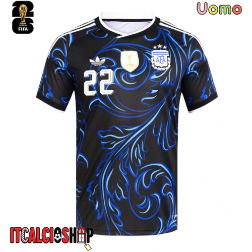 Argentina Lautaro Martinez #22 Seconda Maglia Mondiali 2026 Manica Corta